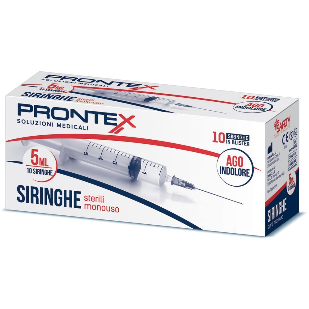 Image of PRONTEX Siringhe sterile monouso 5ml 10 pezzi