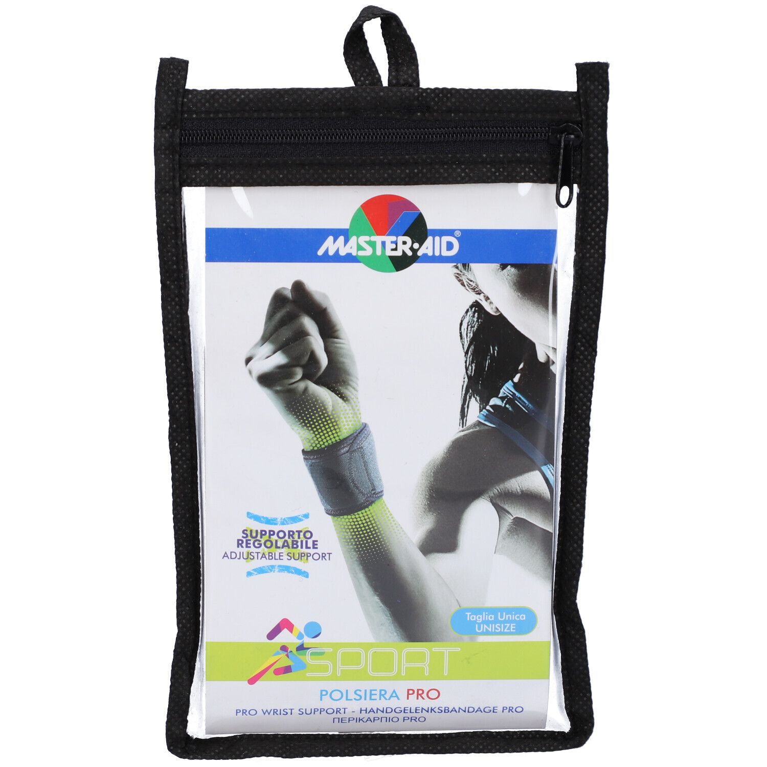 Master Aid Polsiera Elastica Master-Aid Sport Pro Per Protezione Polso Taglia Unica - Immagine 3