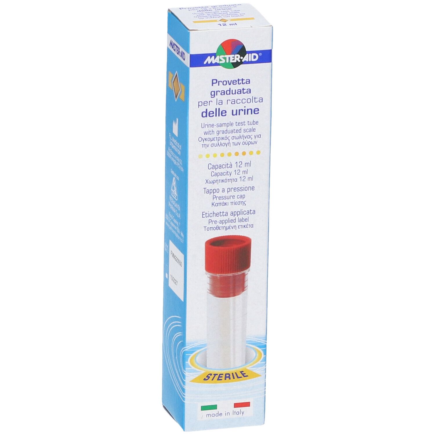 Verpackung für einen Stuhlprobenbehälter, 60ml.