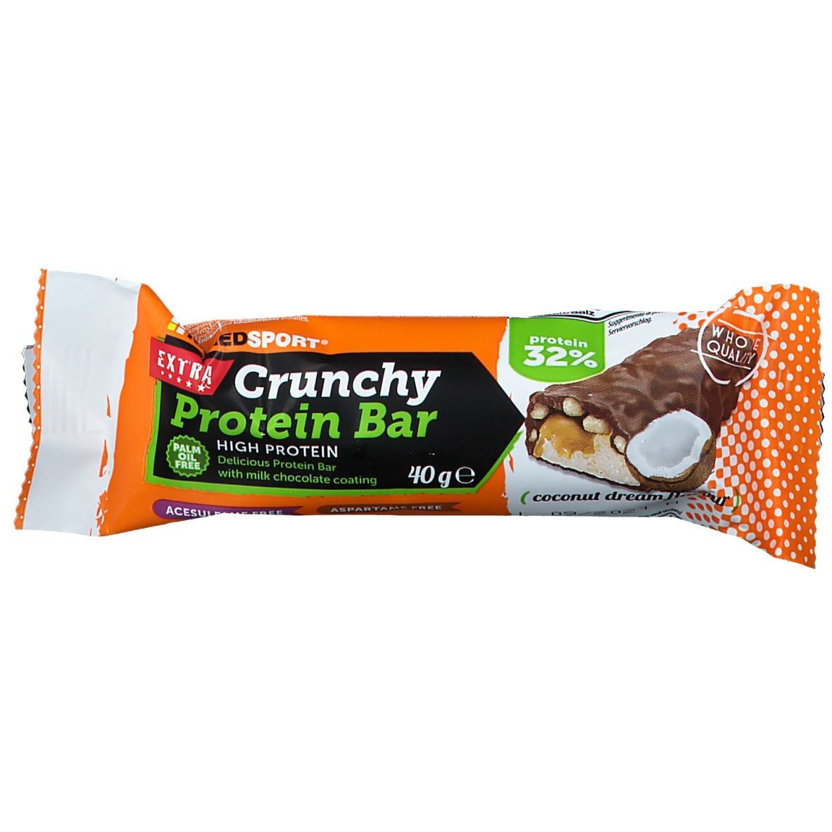 NAMEDSPORT® Crunchy Protein Bar Coconut Dream 1 pz Barretta