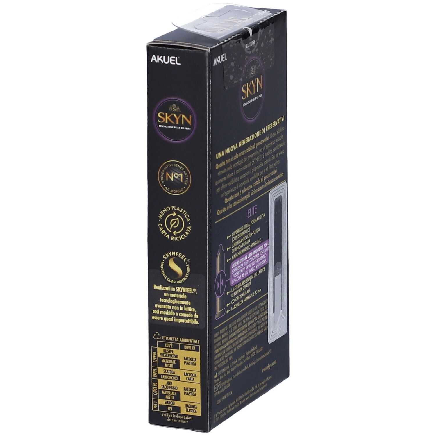 SKYN ELITE Kondome, 6 Stück Packung.