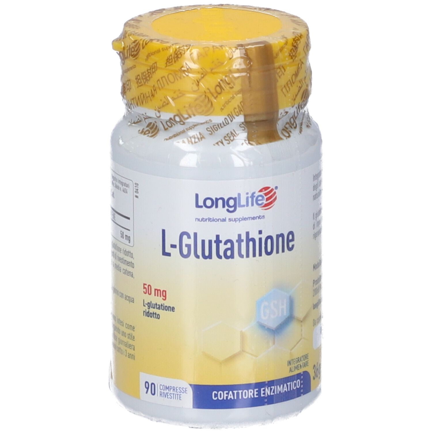 Longlife L-Glutathione 90Cpr 90 St Tabletten