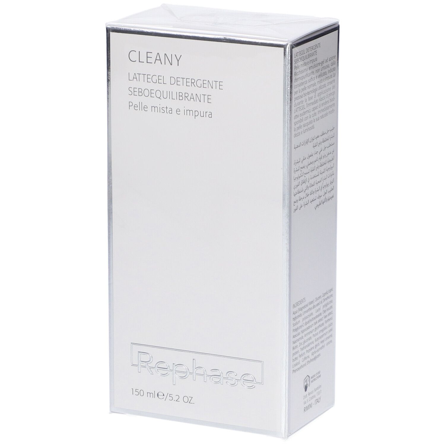 Rephase Cleany Lattegel Detergente Seboequilibrante