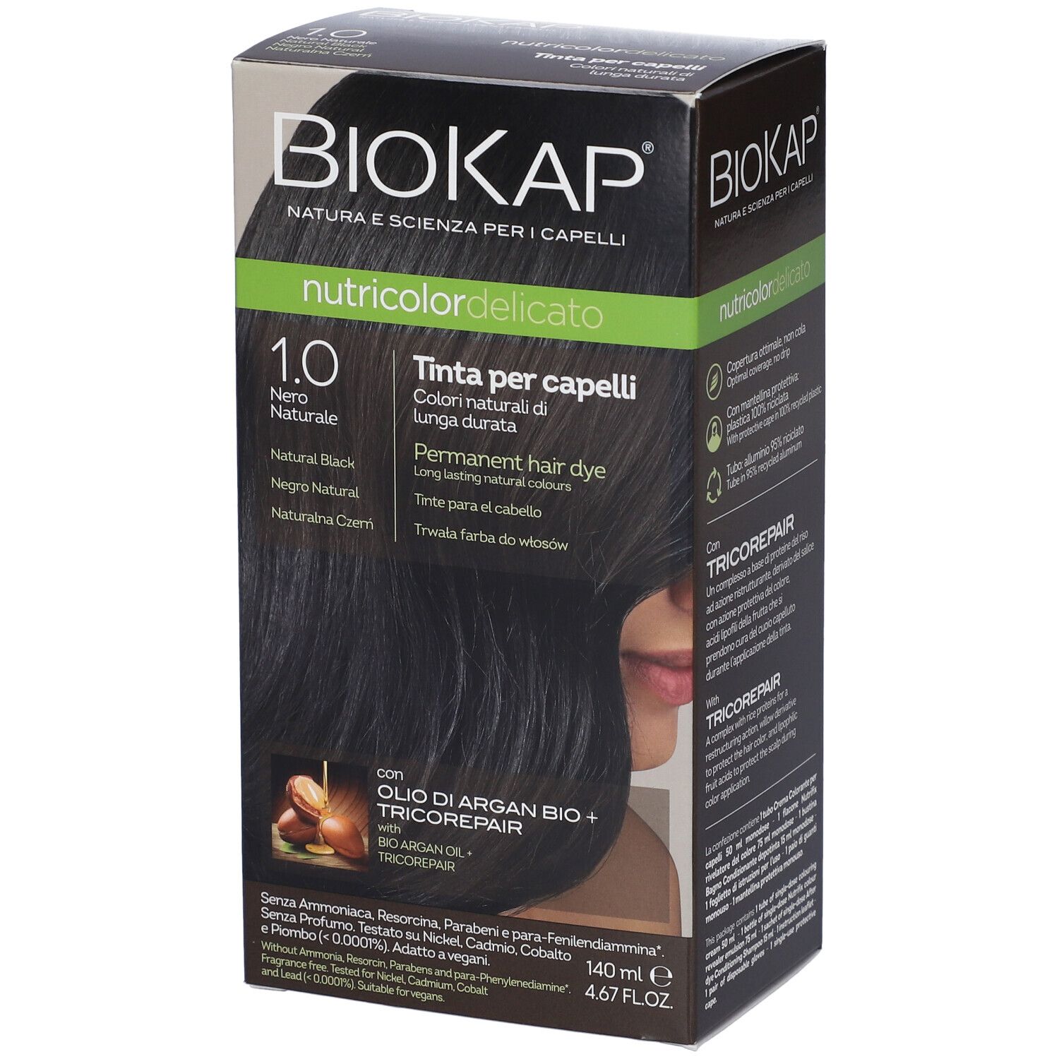 Biokap Nutricdel 1,0 Nero NAT 140 ml Tinktur