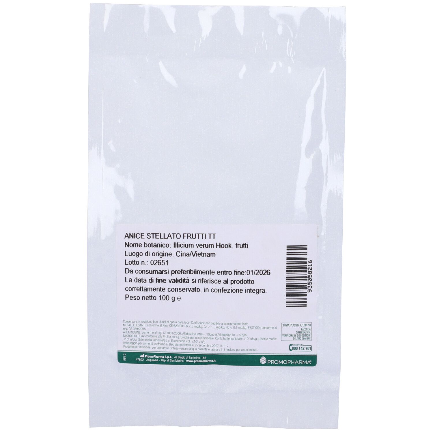 Anice Stellato Frutti Tt 100G