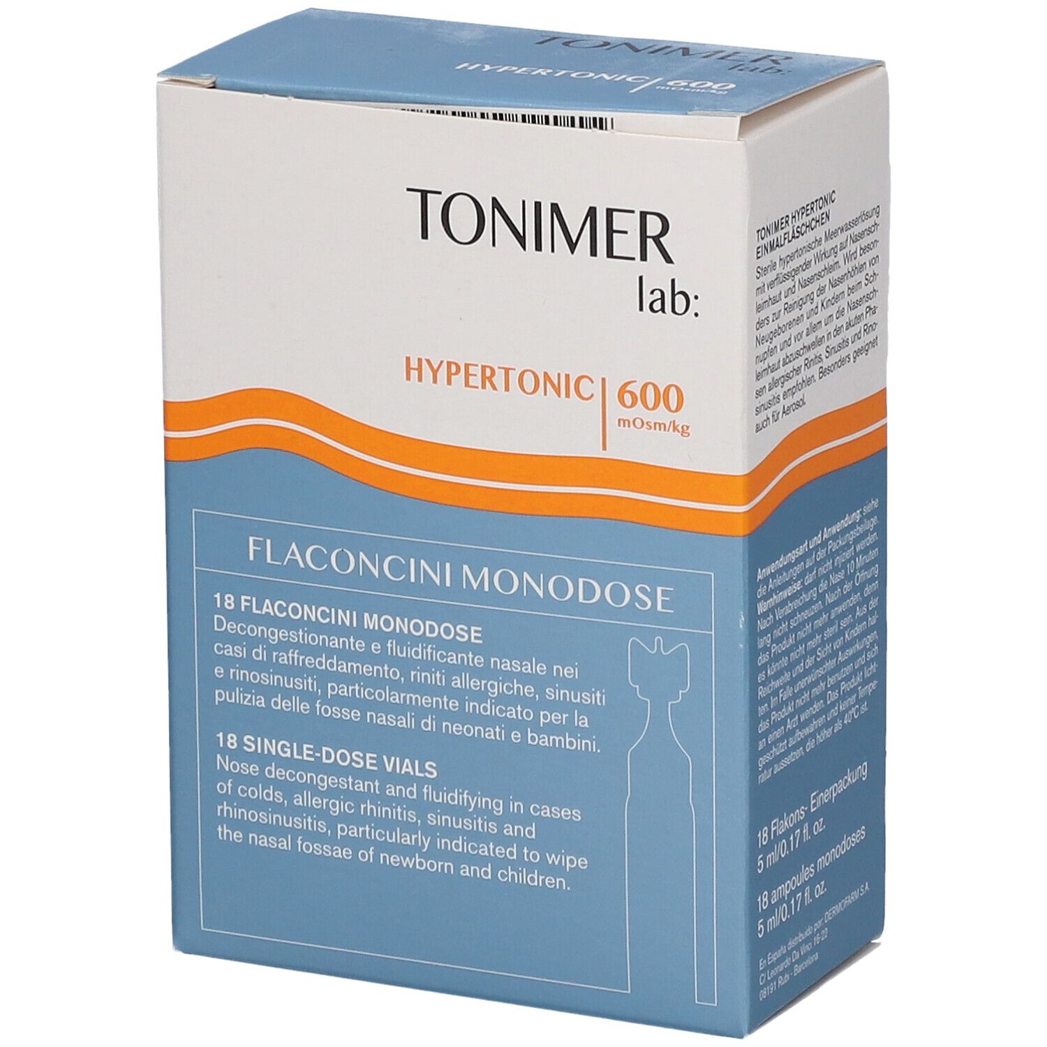 Tonimer LAB Hypertonic 18Fl 18 St Ampullen