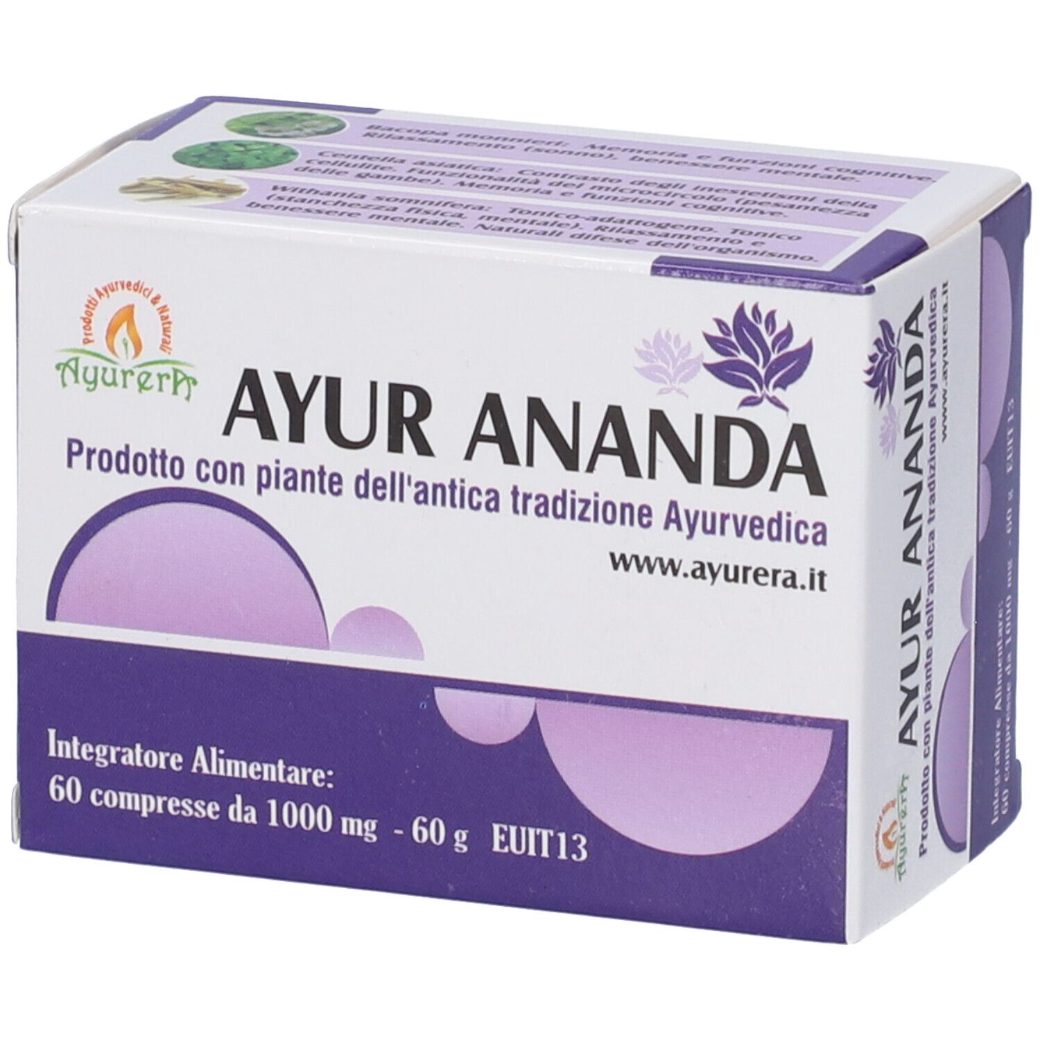 Ayur Ananda 60 Compresse - Integratore Per Il Benessere Mentale Ed Emotivo - Immagine 5