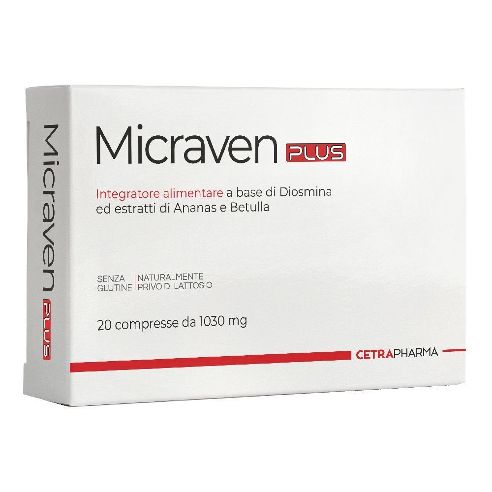 Cetra Pharma Micraven Plus 20 Compresse 1030Mg - Immagine 9