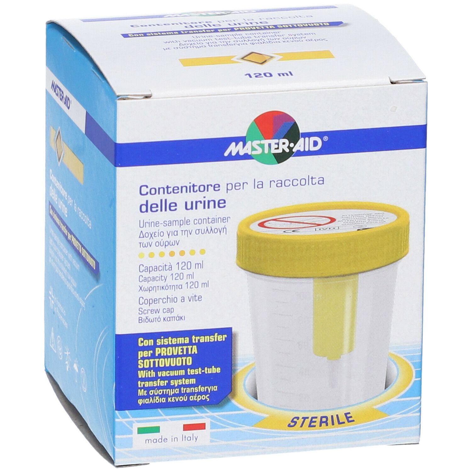 5 Contenitori Per Campione Urina 30 Ml Con Etichetta – Universali, Sterili, Per Test Gravidanza, Droga E Analisi