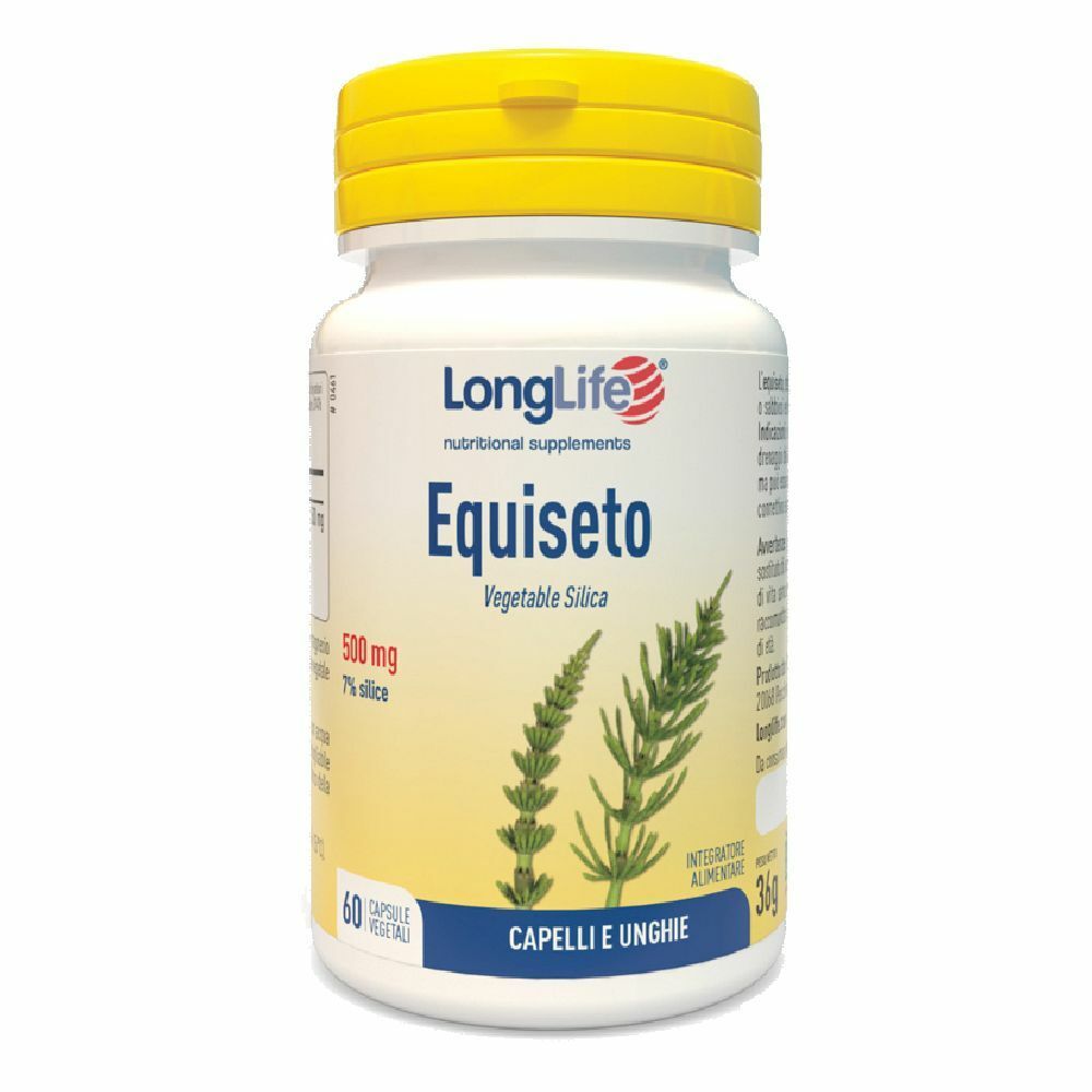 Longlife Equiseto Integratore Drenante Per Capelli Pelle E Unghie 60 Capsule - Immagine 4