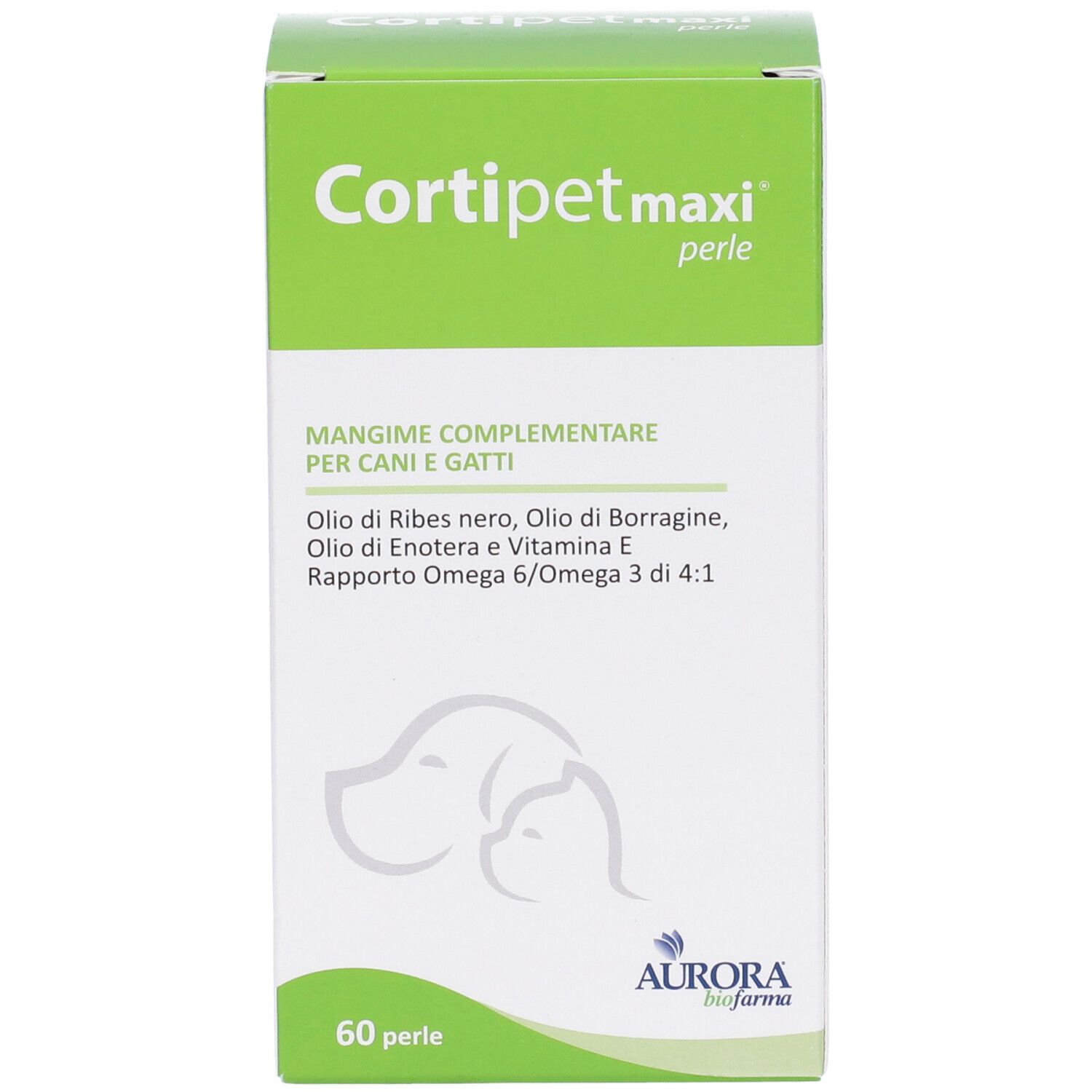 Cortipet maxi perle: Ergänzungsfuttermittel für Hunde und Katzen. Zutaten und Zusammensetzung.