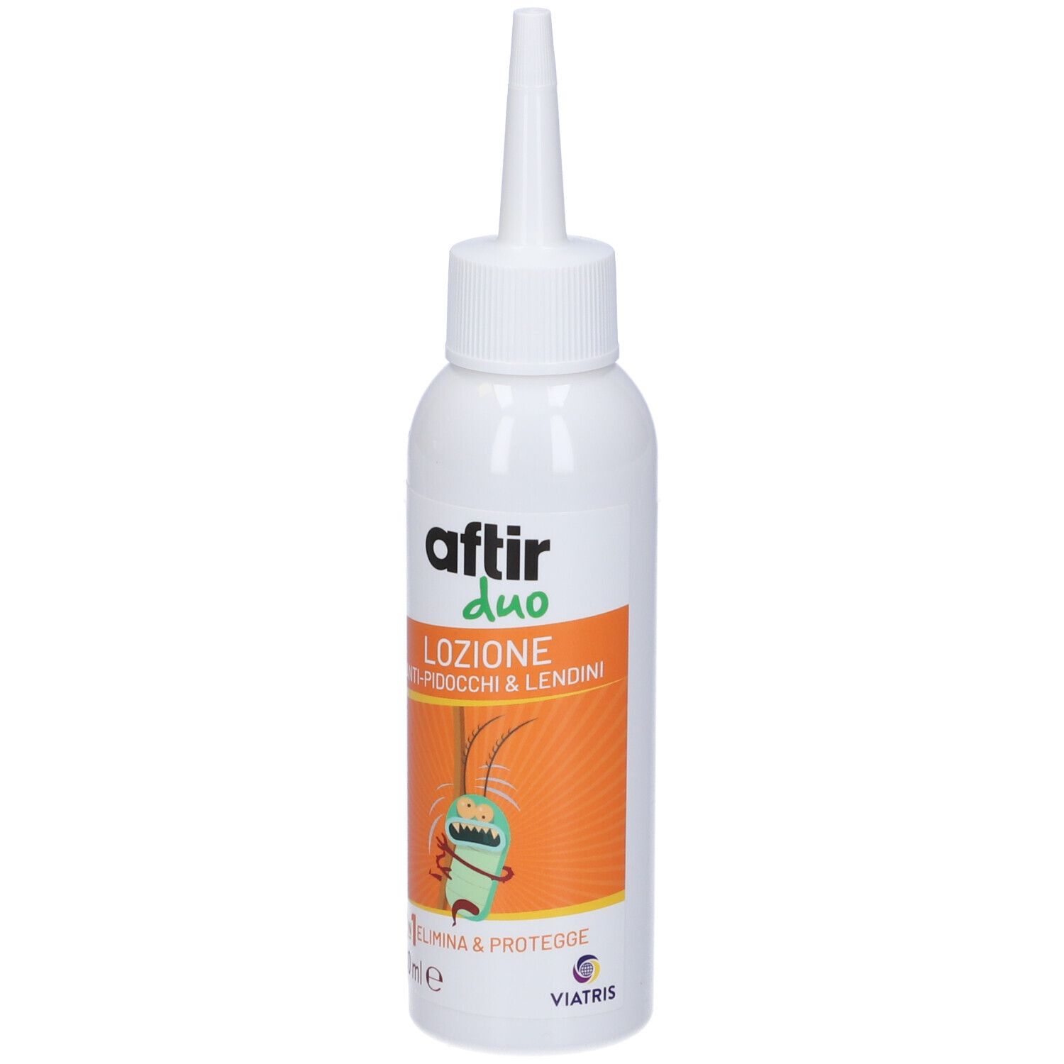 Aftir Duo Lotion Flasche, 100ml, zur Bekämpfung von Läusen und Nissen.