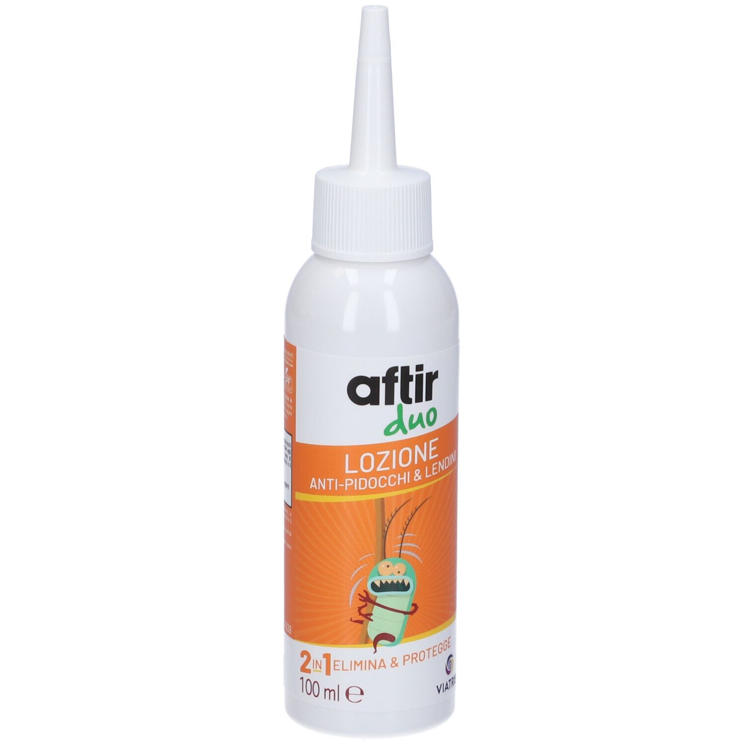 Aftir Duo Lotion Flasche, 100ml, zur Bekämpfung von Läusen und Nissen.