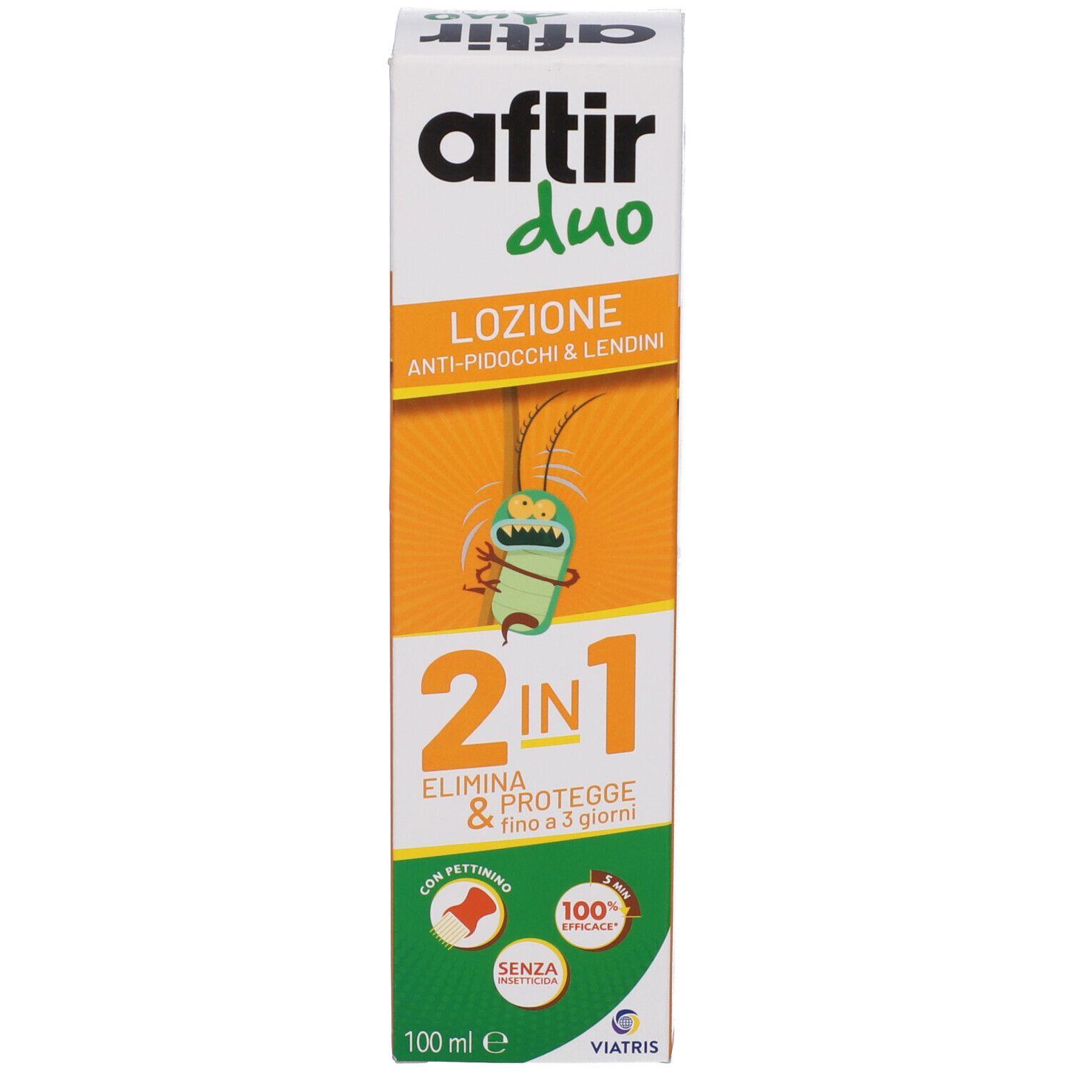 Aftir Duo Lotion gegen Läuse und Nissen, 100 ml.