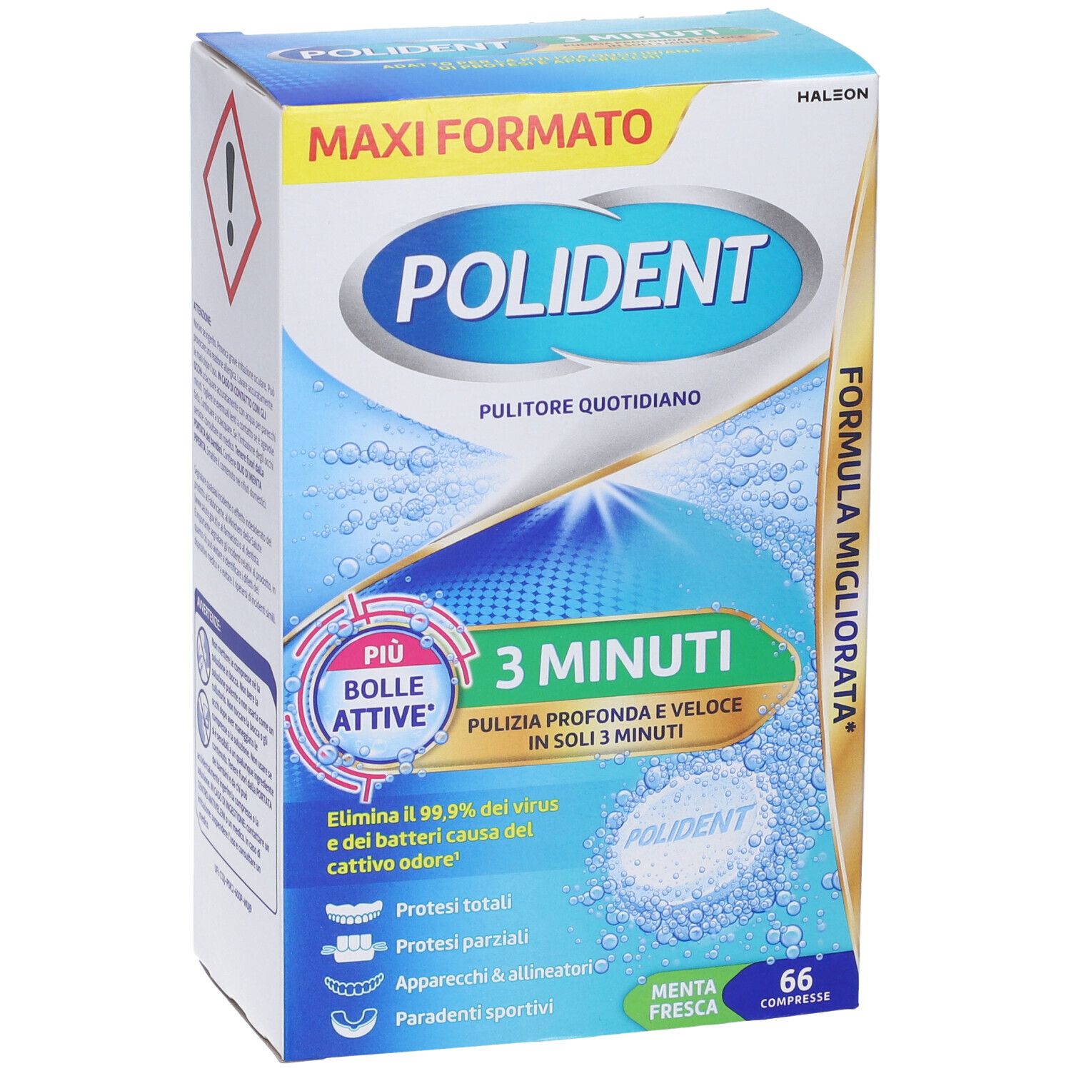 POLIDENT 3 MINUTI 66CPR