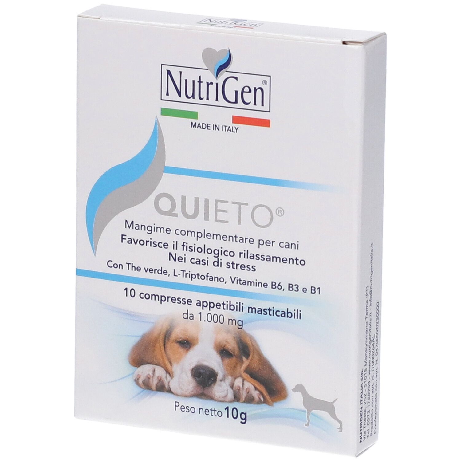 Quieto Cane Integratore per Ansia e Stress 10 Compresse Masticabili - Nutrigen - Immagine 10