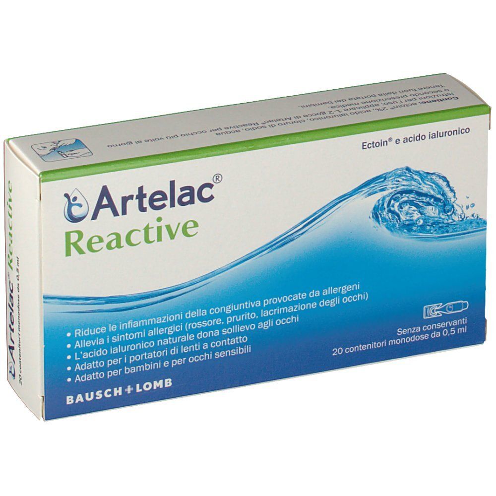 Artelac® Reactive 20 contenitori