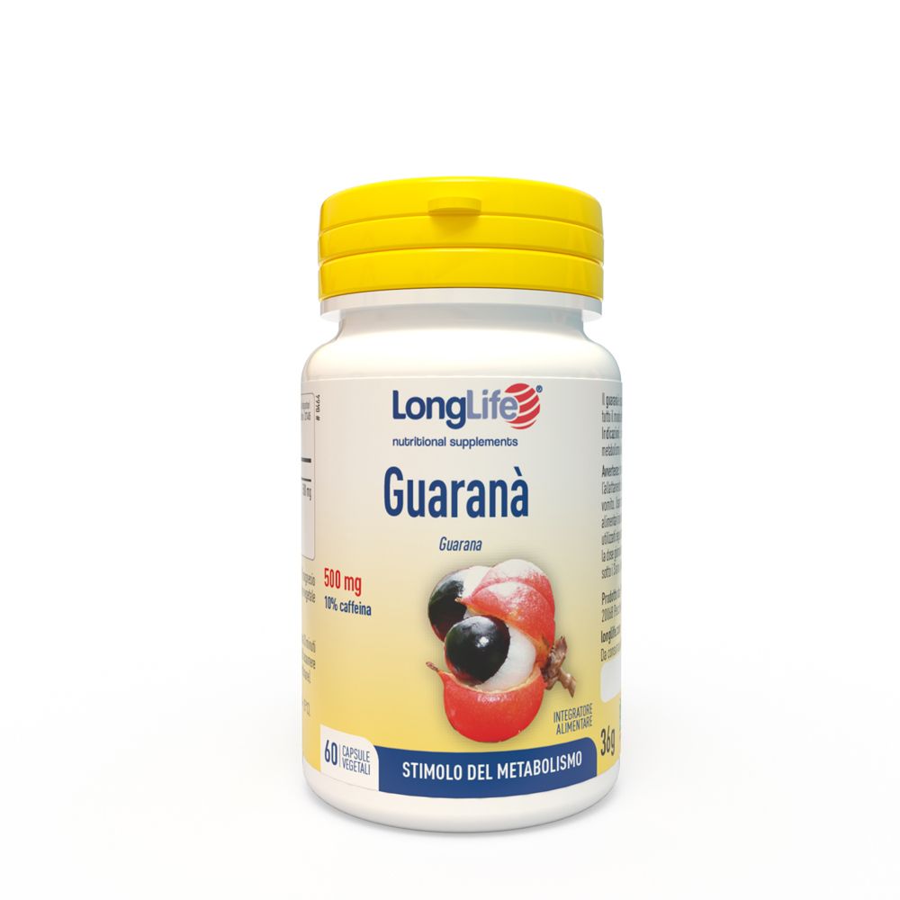 Longlife Guarana' 60 Capsule Vegetali