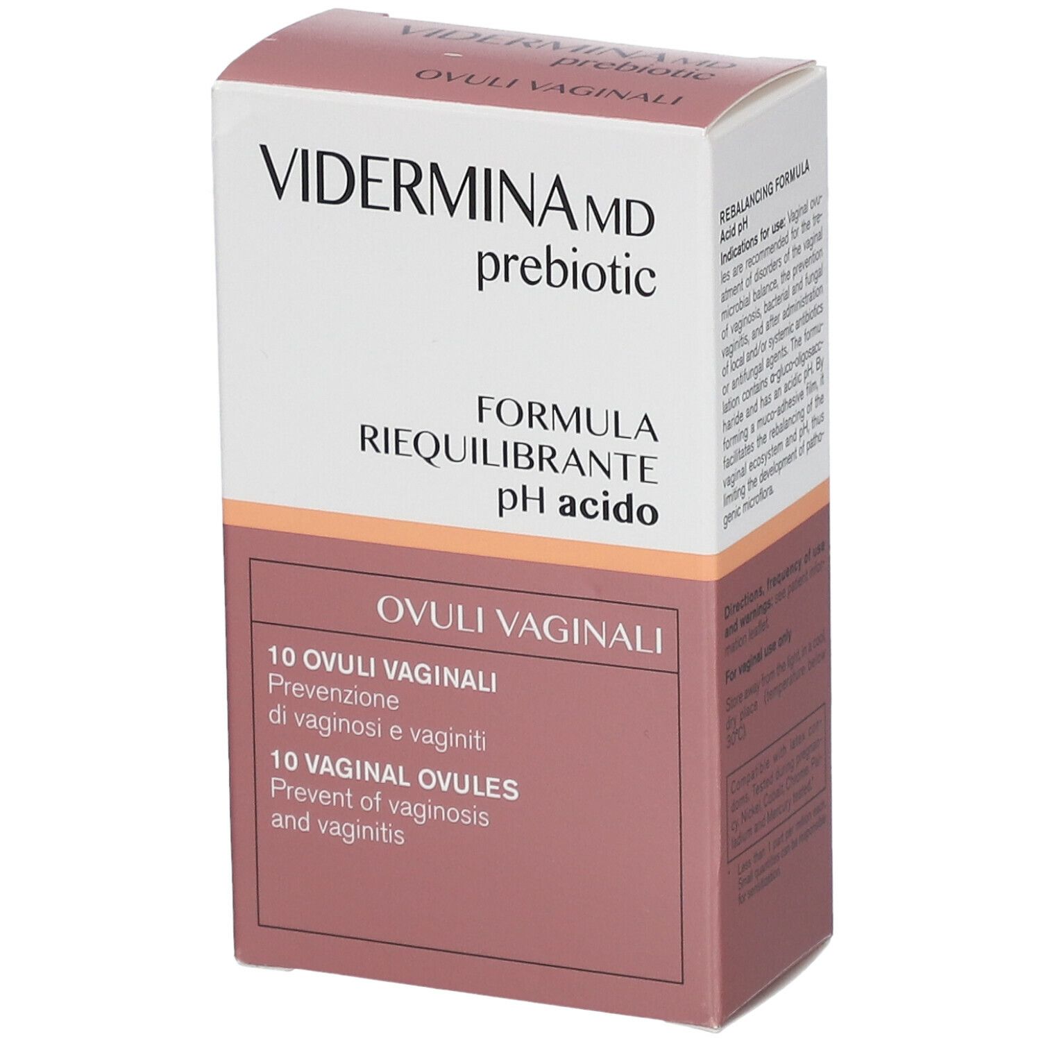 Vidermina Md Prebiotic Ovuli 10 Pz Redcare 9999