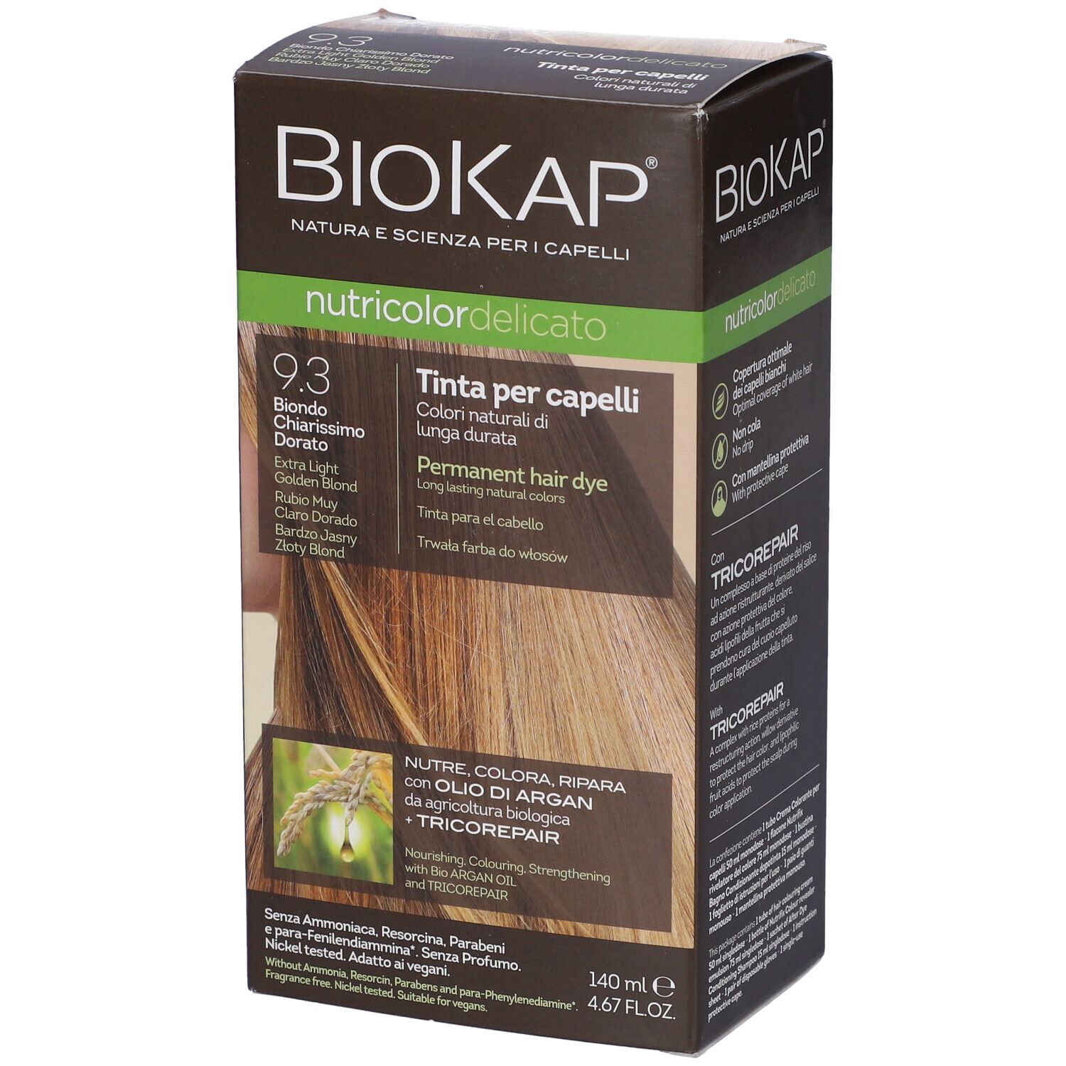Biokap Nutricolor DEL 9,3 BIO 140 ml Lösung