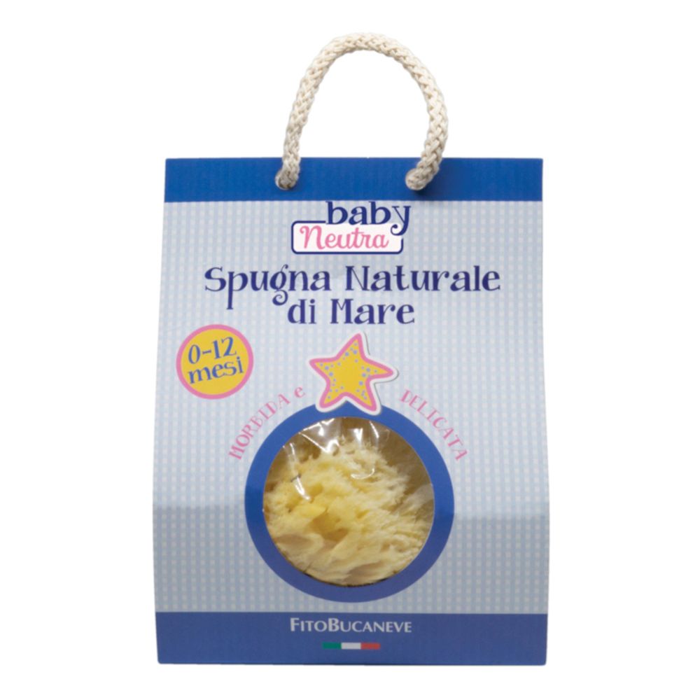Baby Neutra Spugna Naturale Di Mare 0/12 Mesi