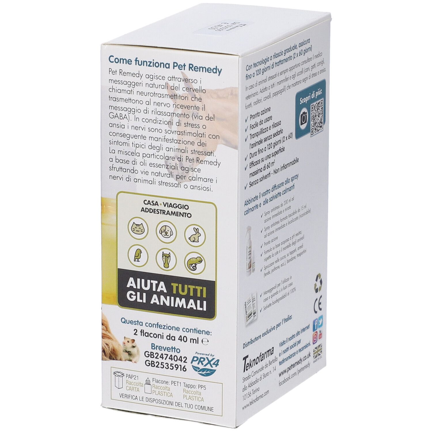 PET REMEDY RICARICA DIFF2X40ML