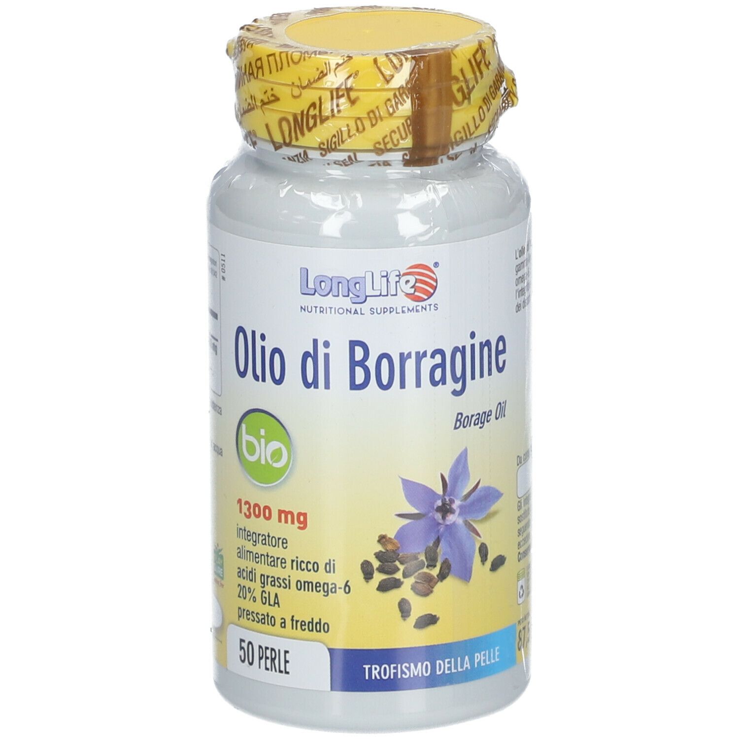 Image of LongLife® Olio di Borragine Bio 1300mg
