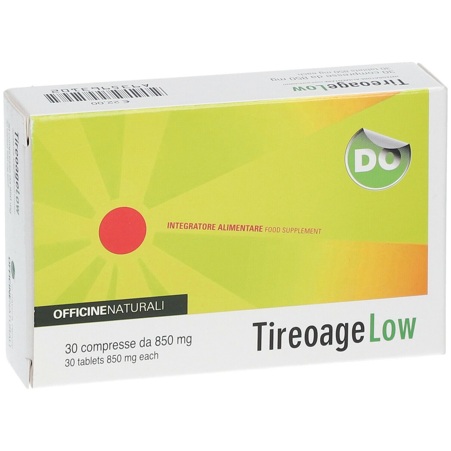 Officine Naturali Tireoage Low 25,5 g Redcare