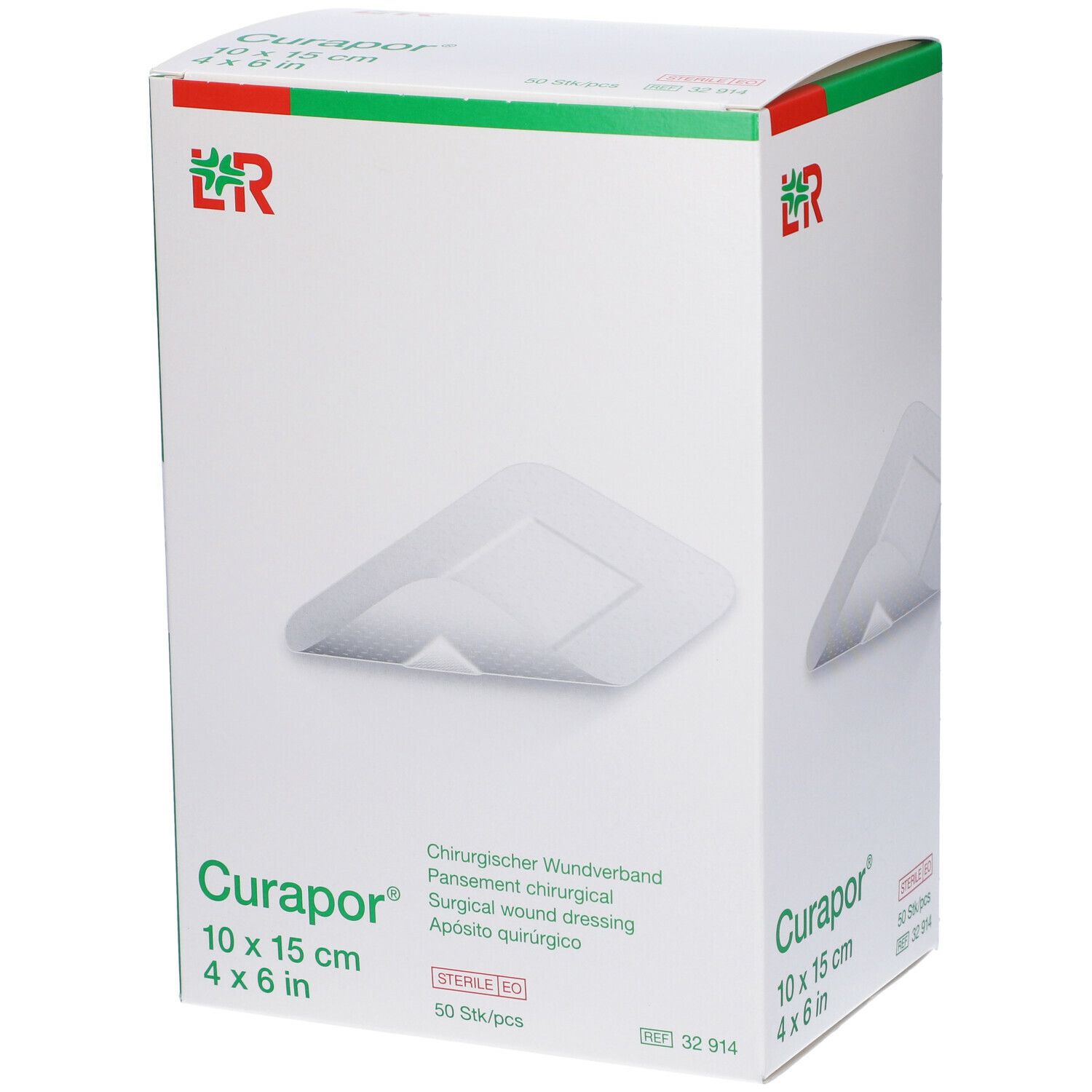 CER CURAPOR 10X15CM STER 50PZ