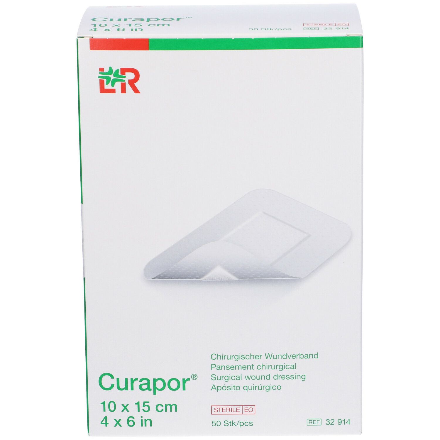 CER CURAPOR 10X15CM STER 50PZ