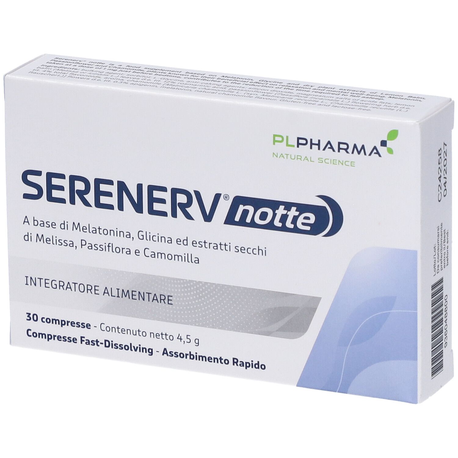 SERENERV® Notte Compresse