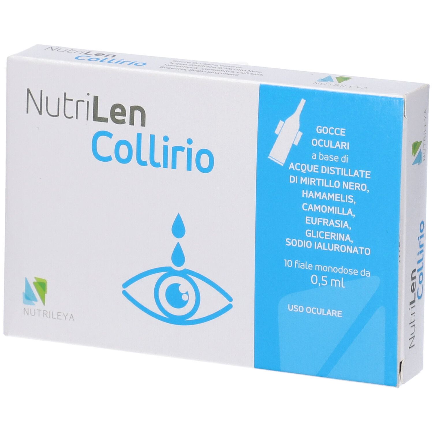 Nutrilen Collirio 10F 0,5Ml 5 ml Ampullenflaschen