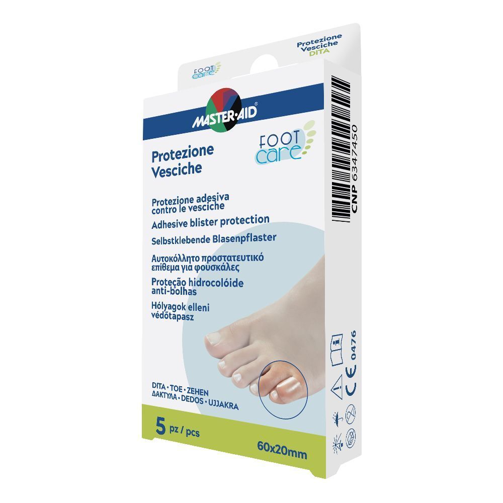 Master Aid Master-Aid Foot Care Vesciche Protezione Per Dita 60X20 Mm 5 Pezzi - Immagine 3
