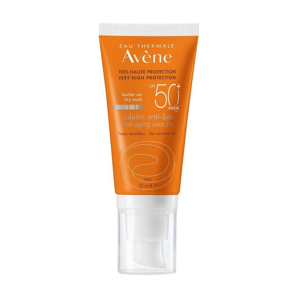 Eau Thermale Avène Trattamento Solare Anti-Età SPF 50+ 50ml - Protezione Molto Alta, viso