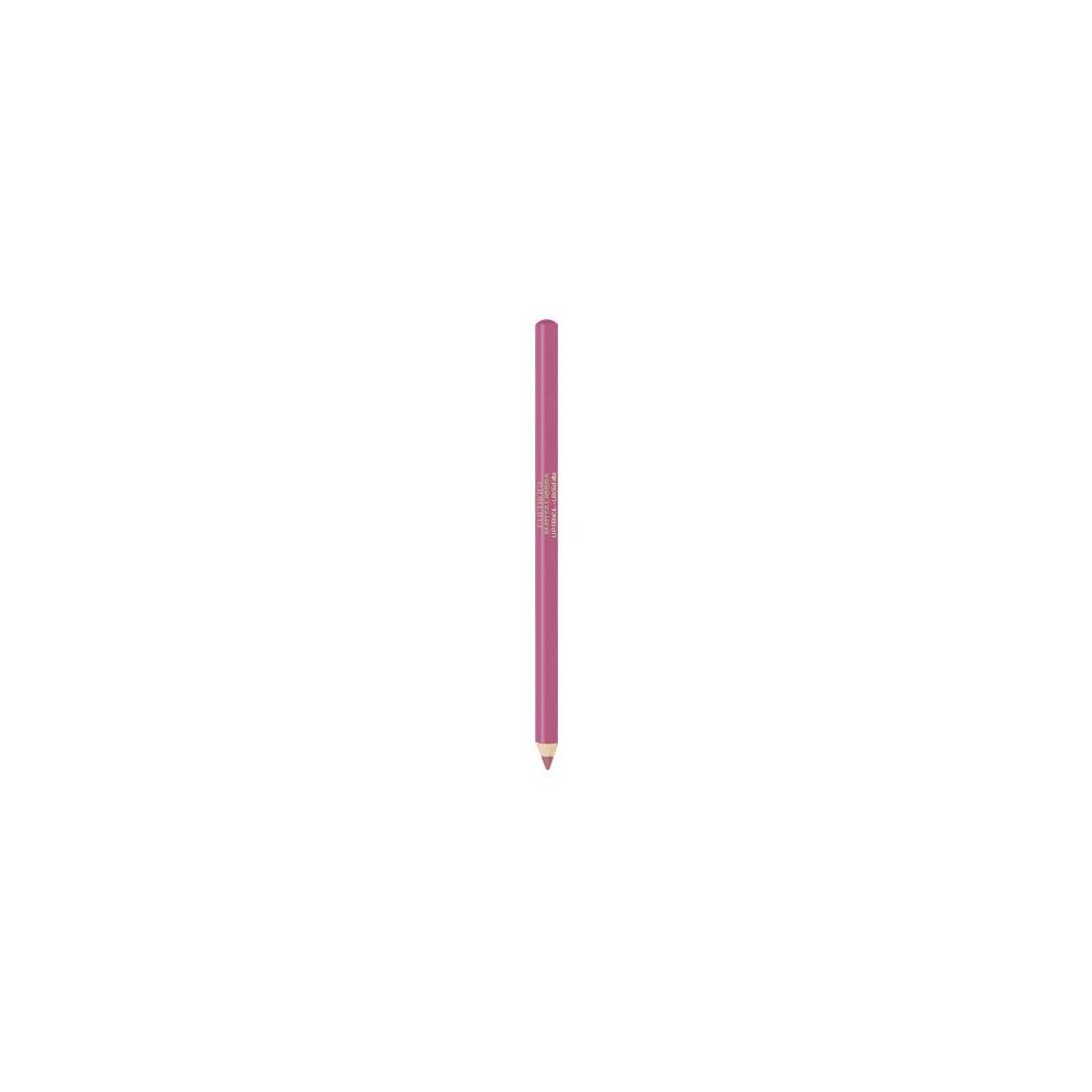 Matita labbra rosa. Scritta sul corpo. Su sfondo bianco.