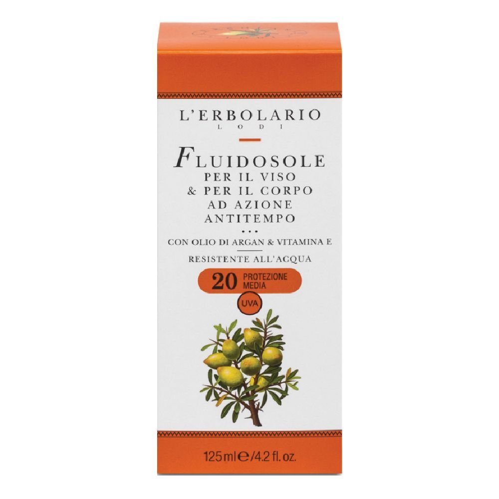L`Erbolario FluidoSole Viso e Corpo Anti-tempo SPF 20