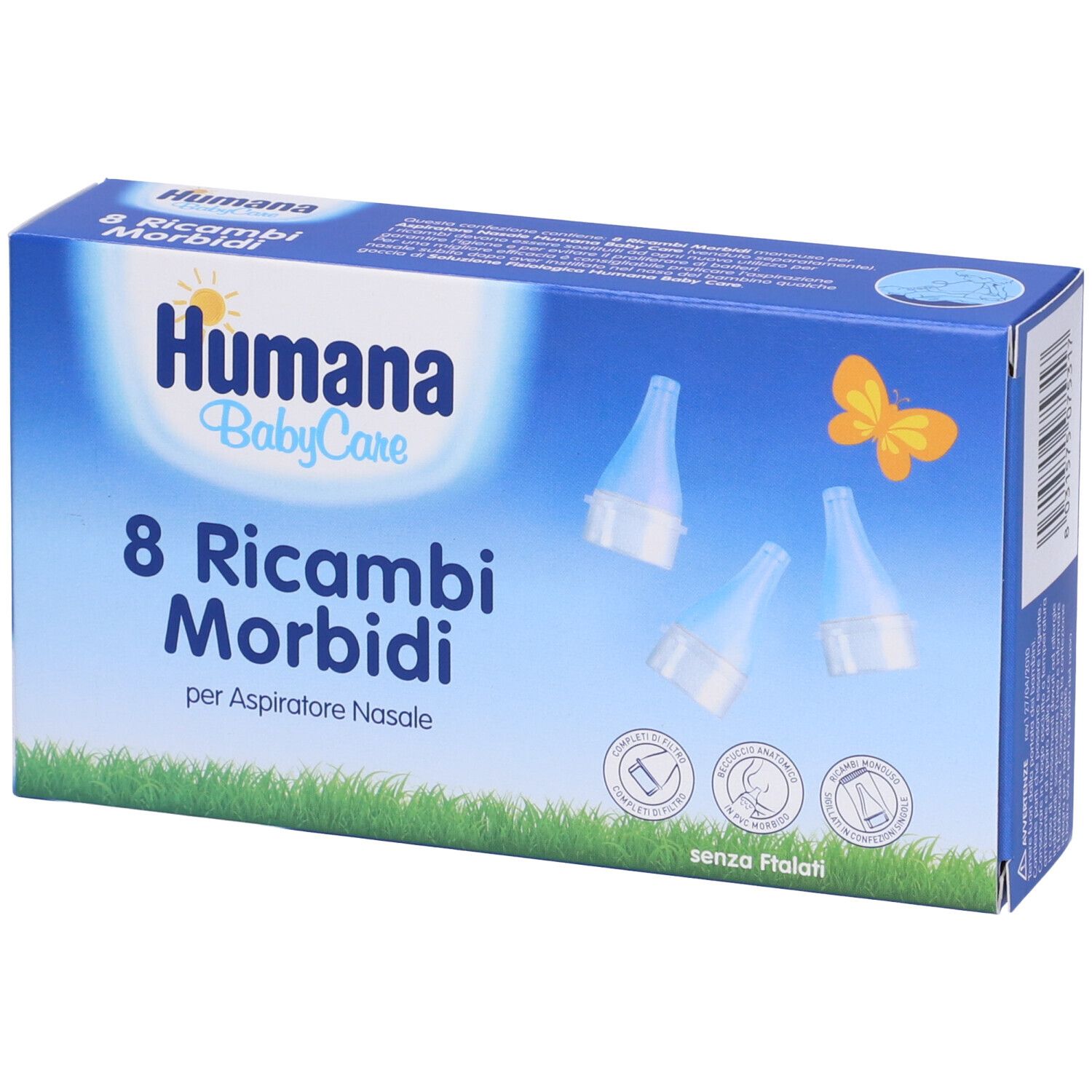 Set Weiche Ersatzteile für Nasensauger Humana 8 Teile Humana