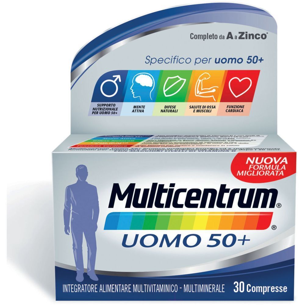 Image of Multicentrum Uomo 50+ Multivitaminico per Uomini 50+