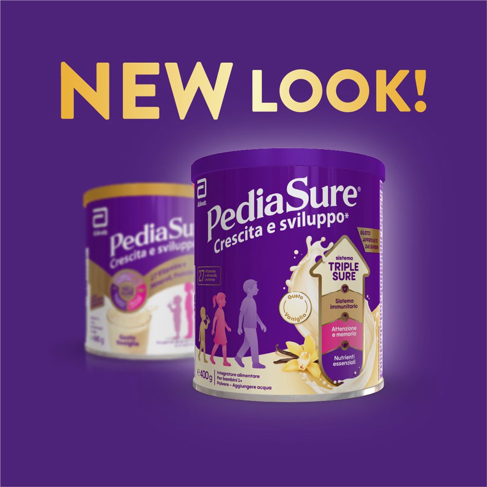 PediaSure Triple Sure System: Immunsystem, Aufmerksamkeit & Gedächtnis, Nährstoffe.