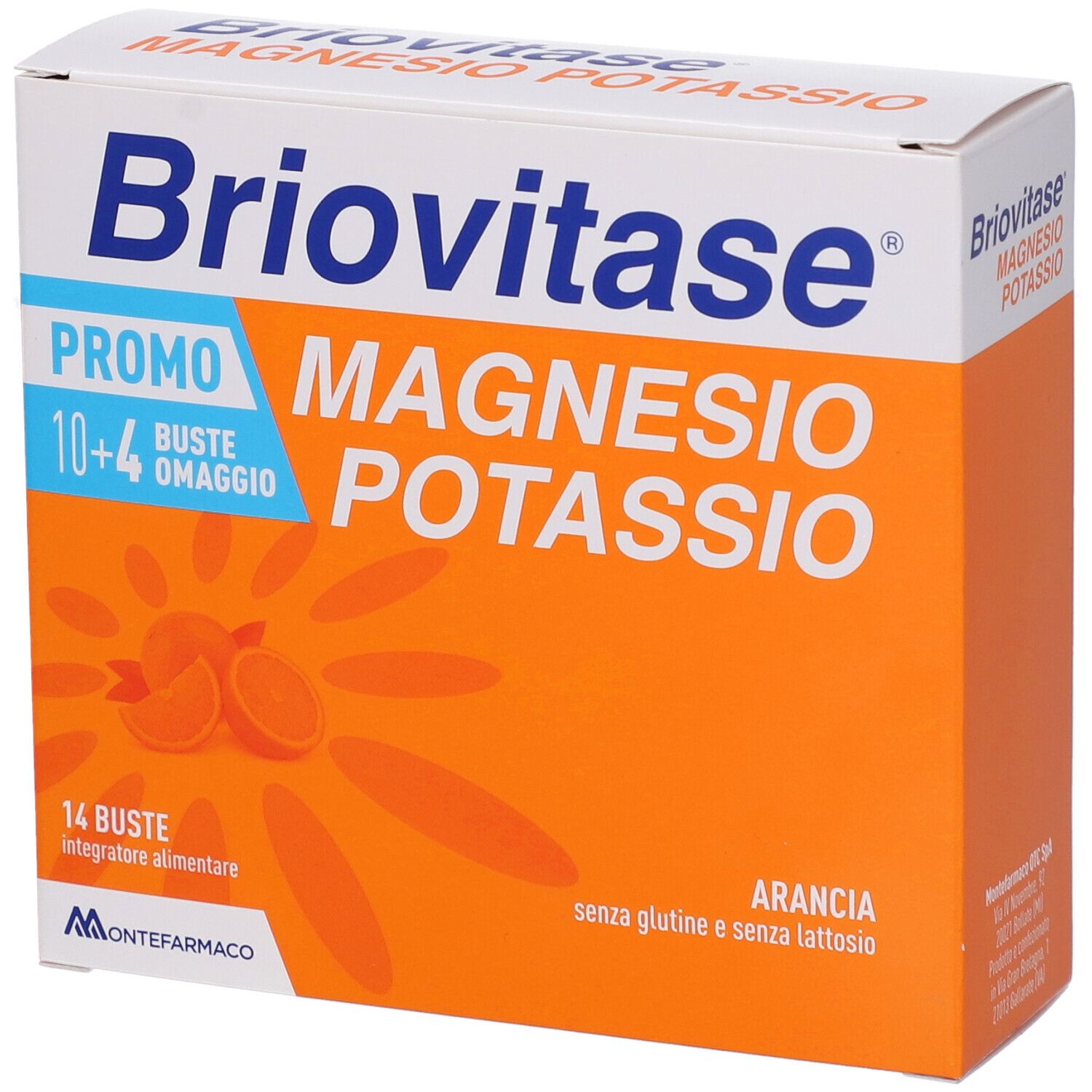 Briovitase Orange Magnesio Potassio 14 Bustine - Immagine 4