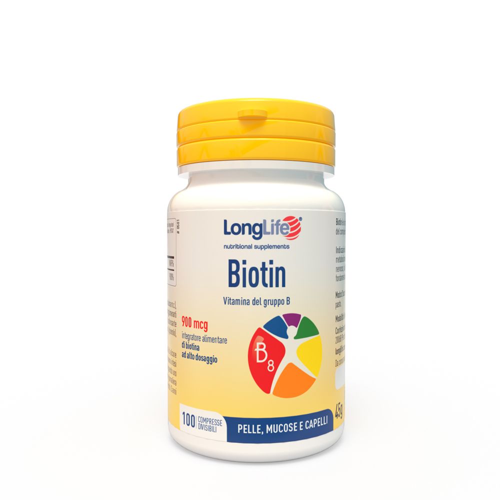 Longlife Biotin 900Mcg 100Cpr 45 g Tabletten