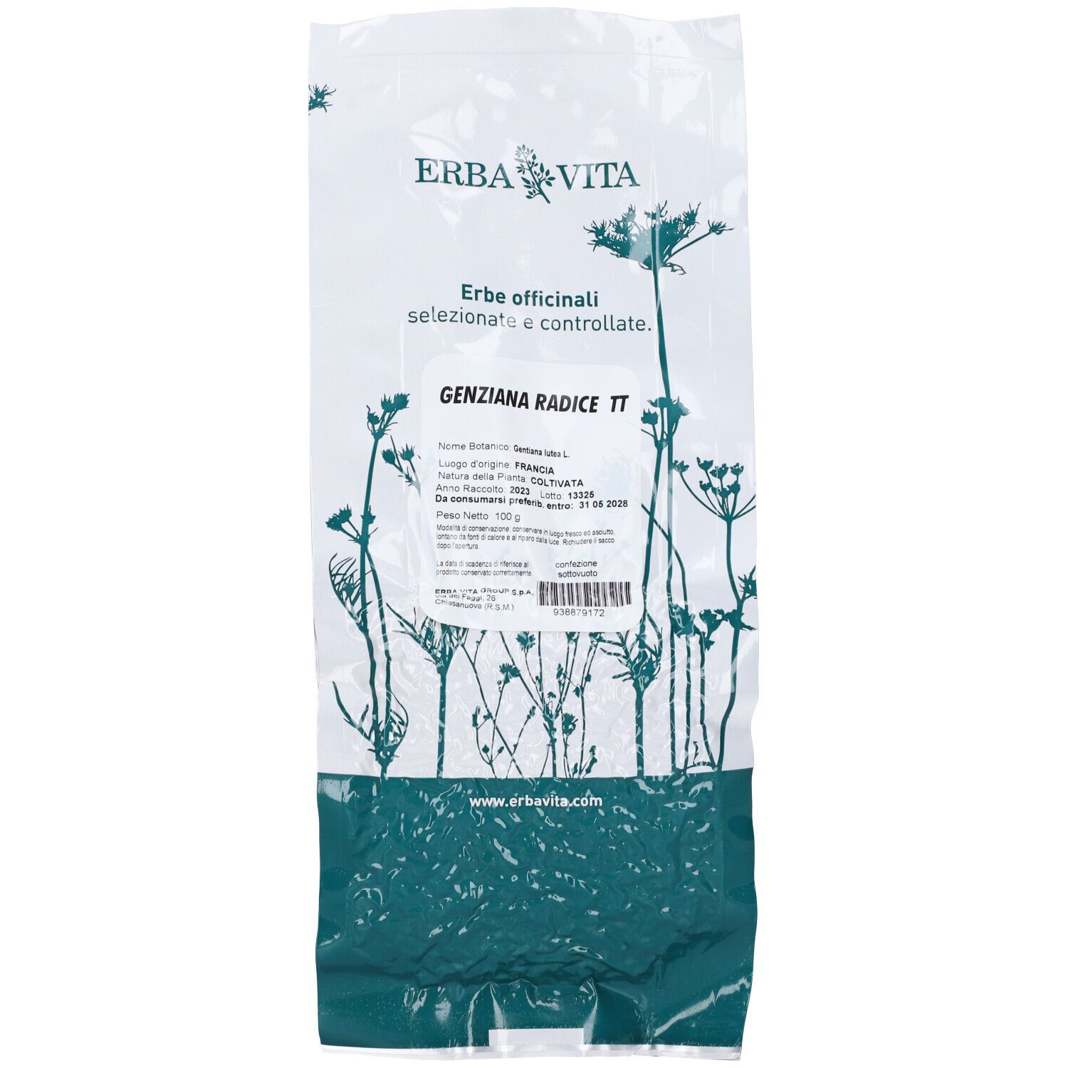 Genziana Taglio Tisana Radice 100 G