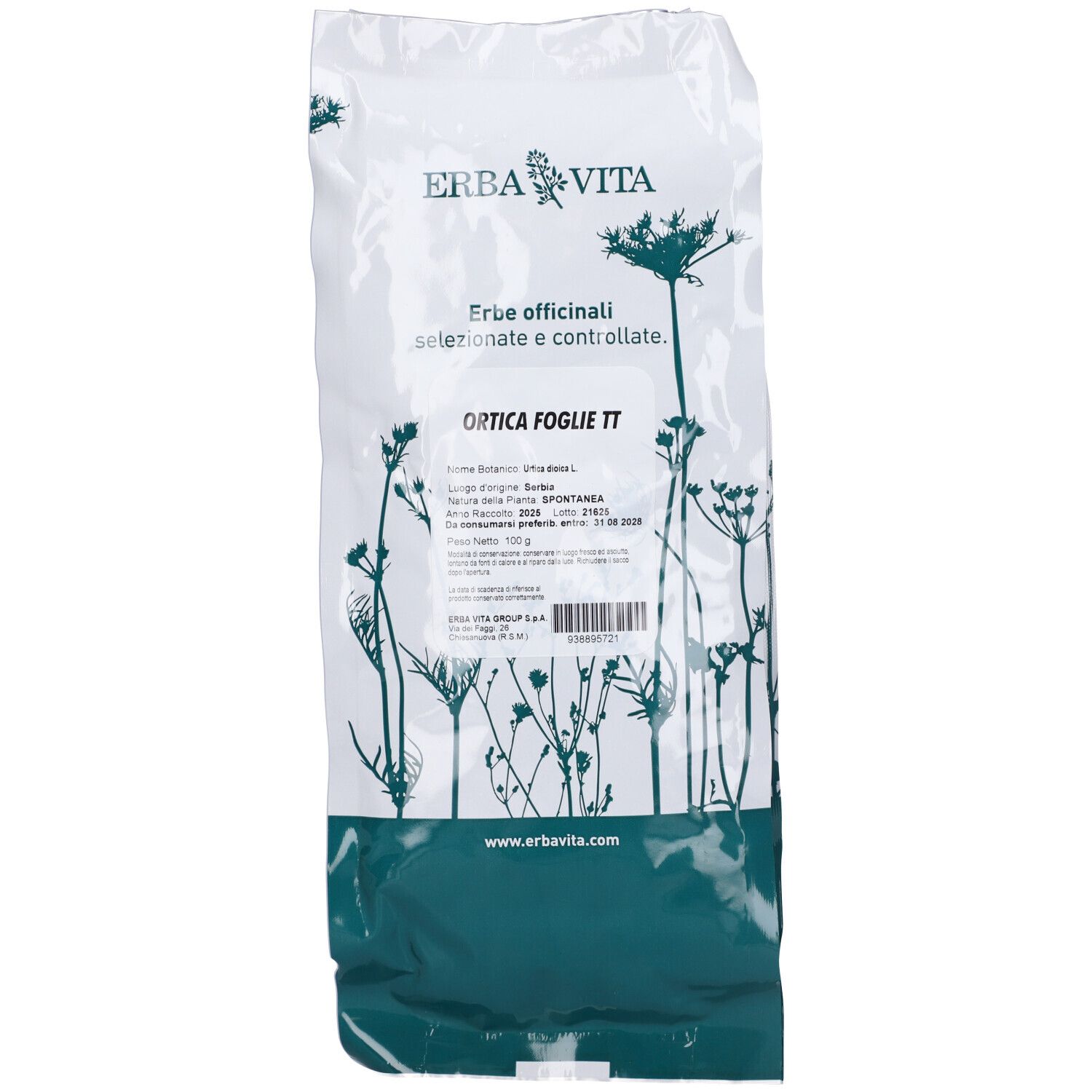 Erba Vita Ortica Taglio Tisana Foglie