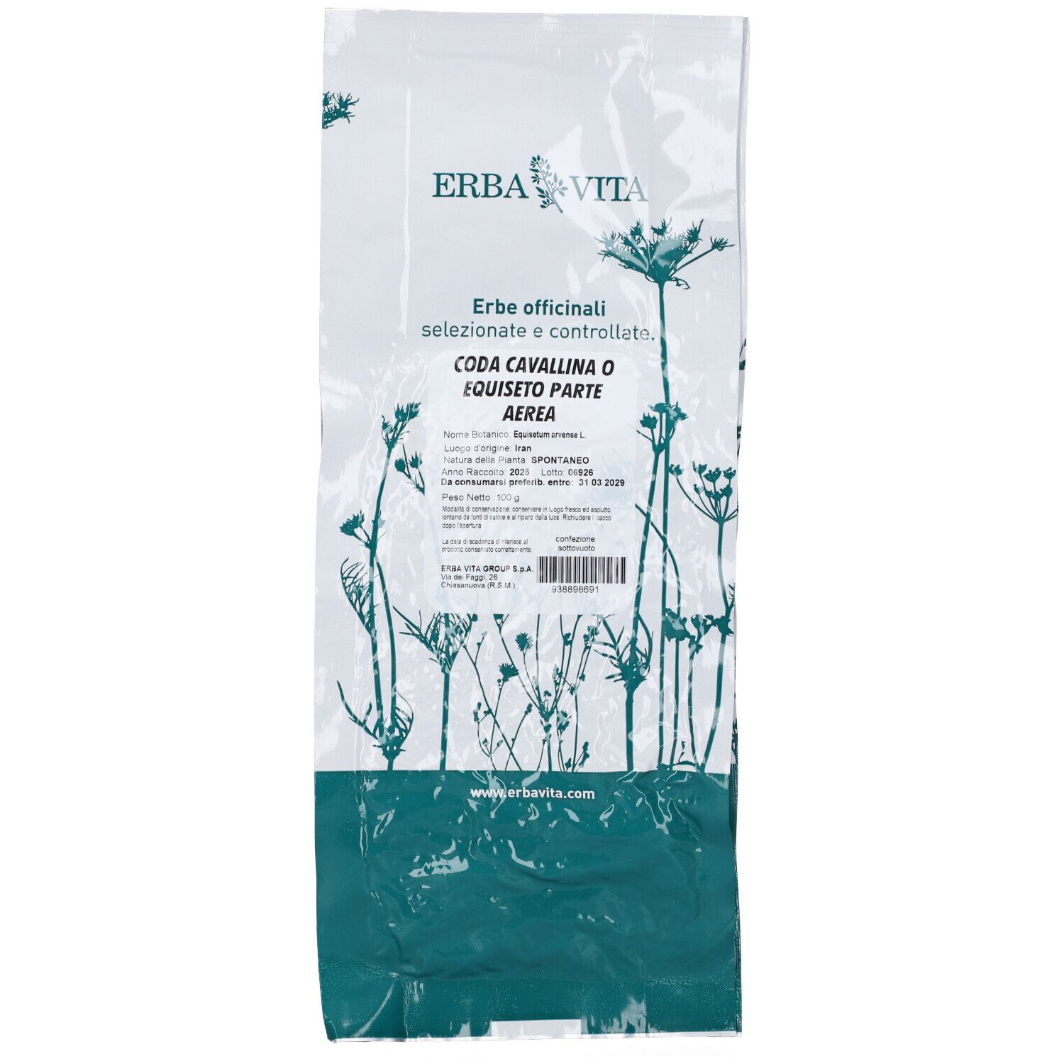 Coda Cavallina Equiseto Taglio Tisana 100 G