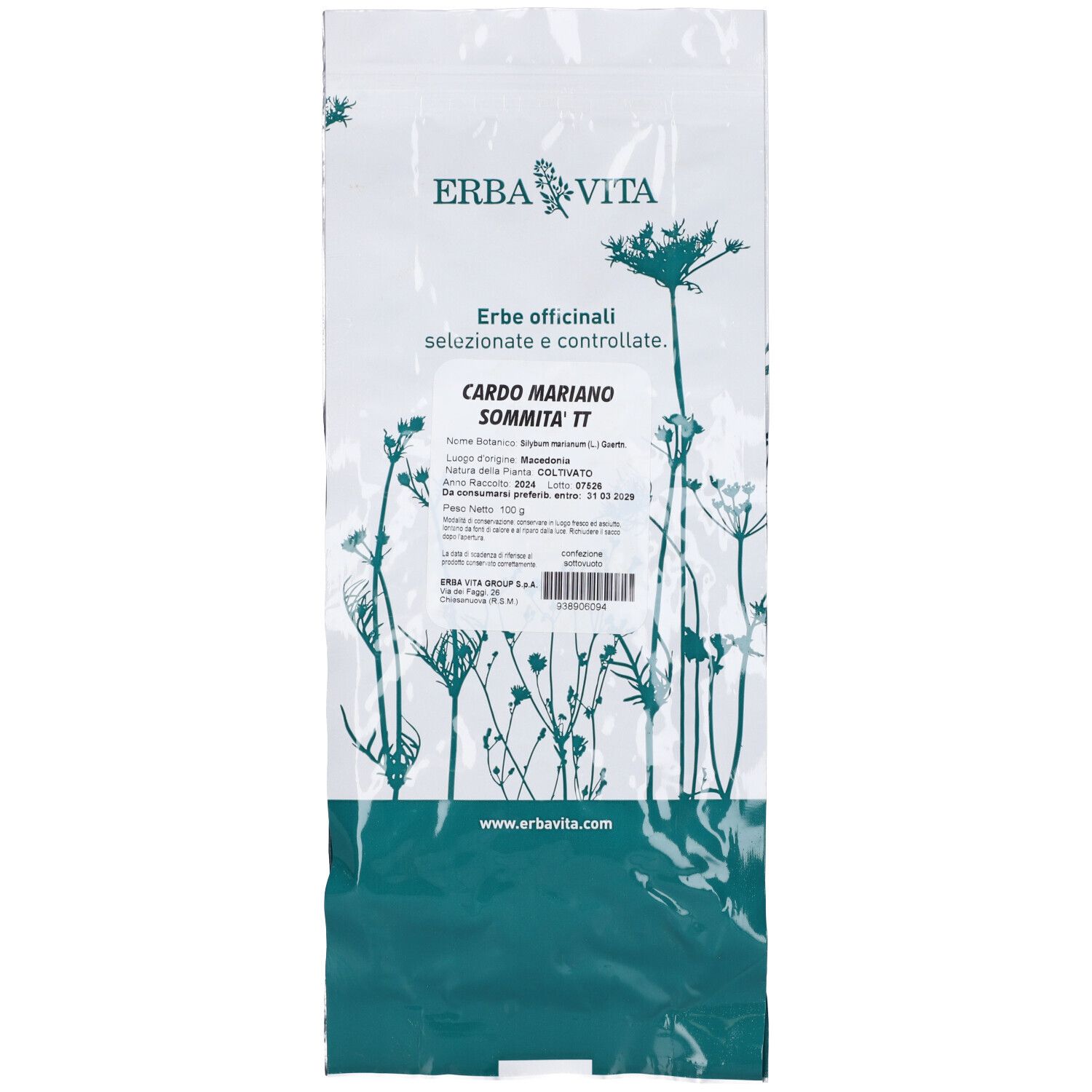 Cardo Mariano Sommita' Taglio Tisana 100 G