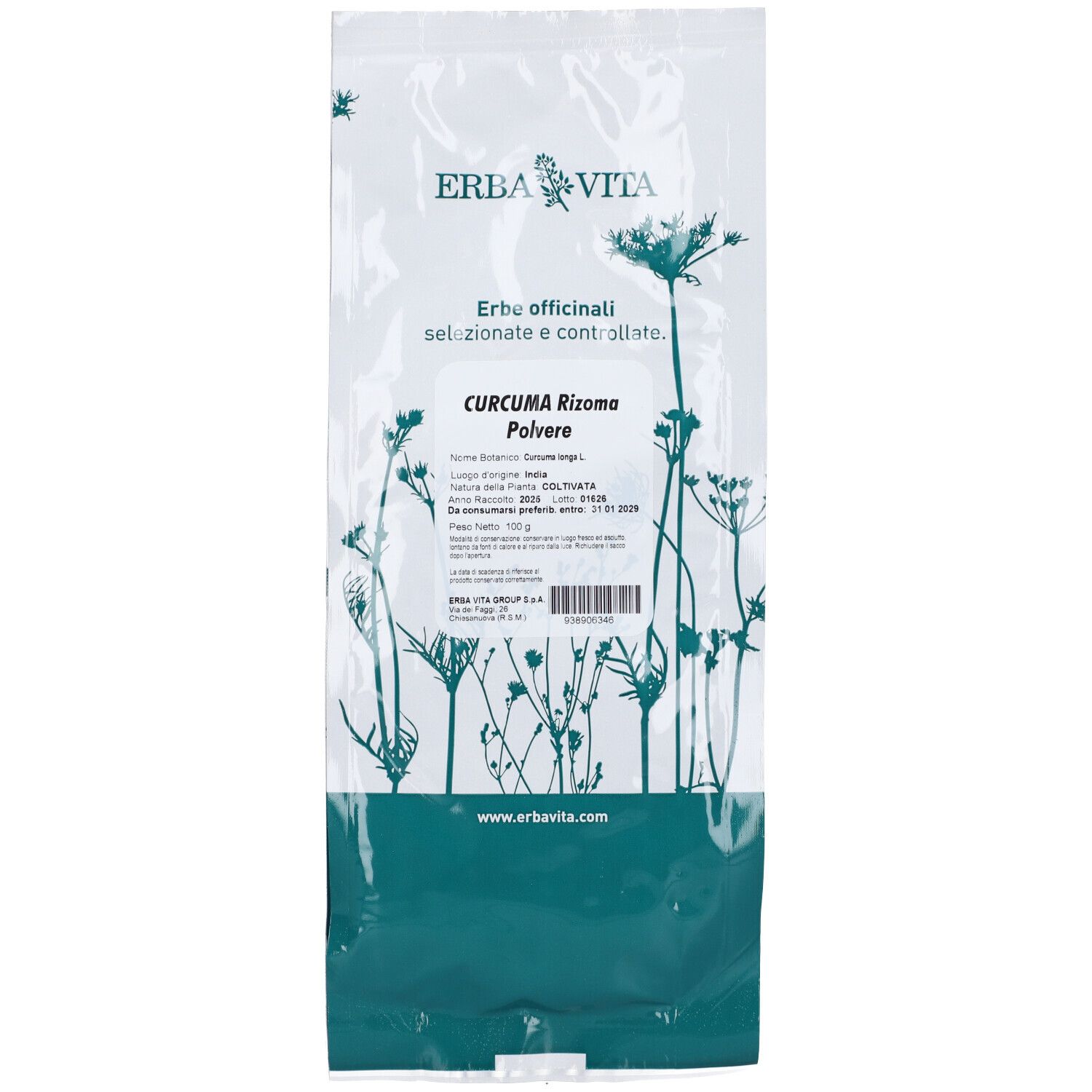 Erba Vita Curcuma in Polvere