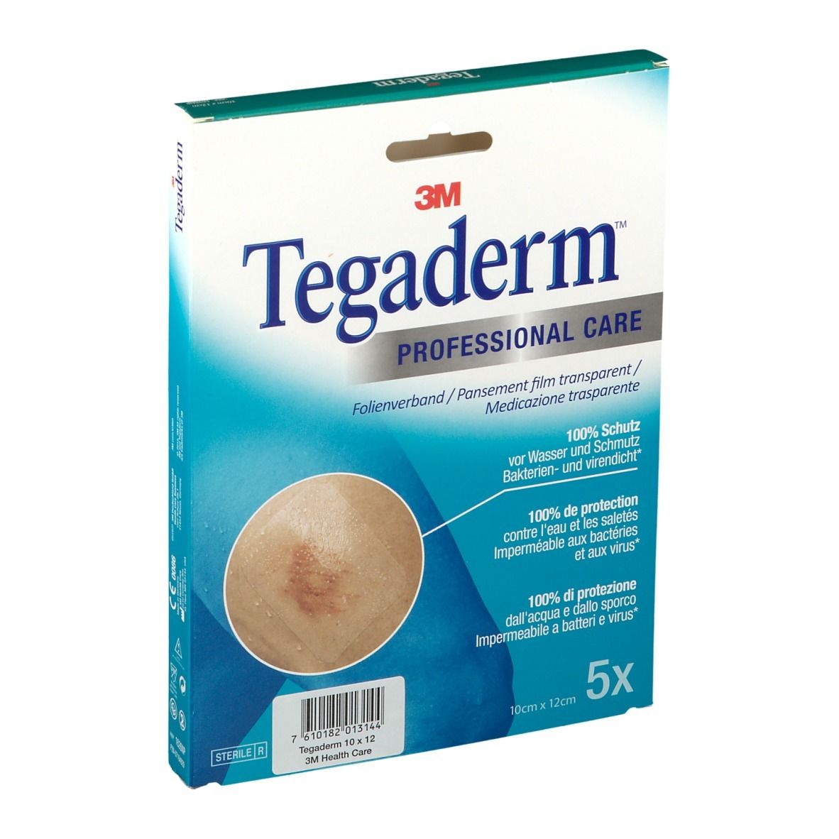 Image of 3M Tegaderm™ Medicazione trasparente 10 x 12 cm