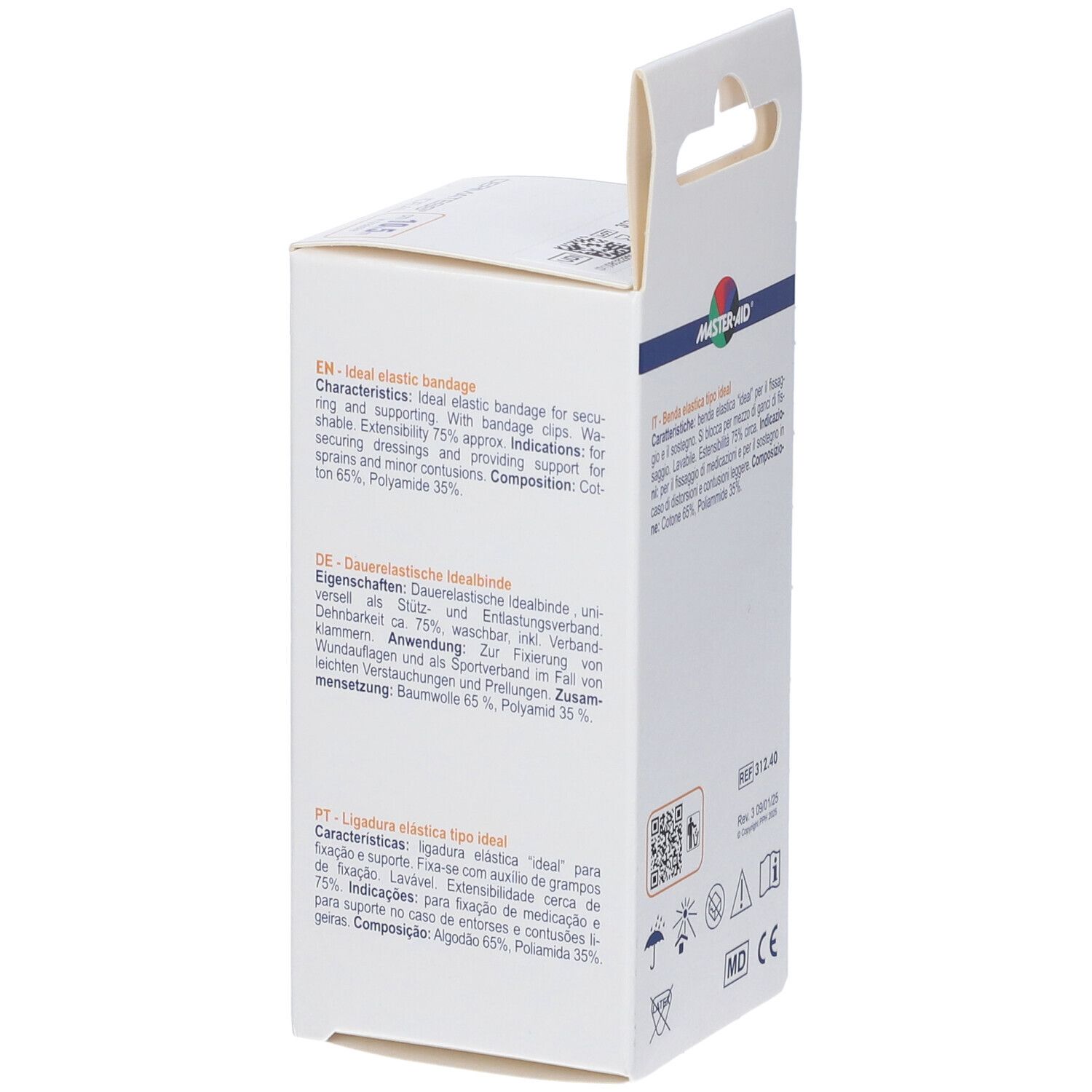 Verpackung für elastische Binde, Master-Aid, 10,5 cm