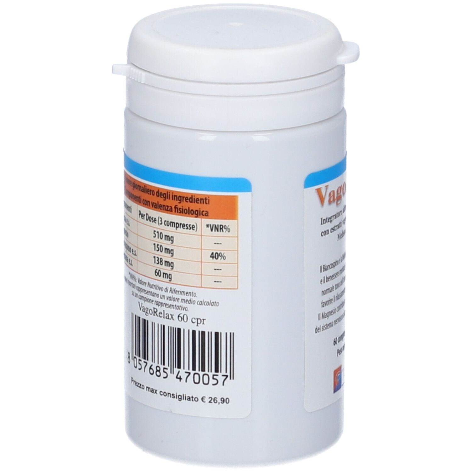 Vagorelax 60Cpr 48 g Tabletten
