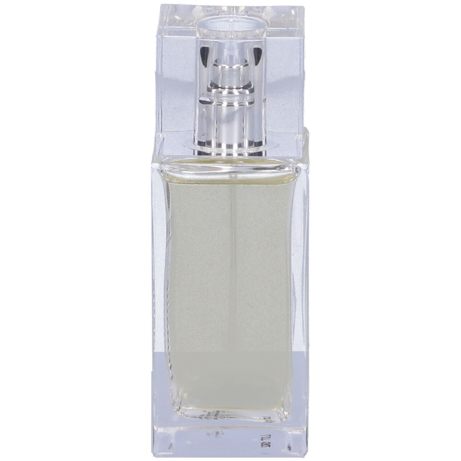 Flacone di Nature's Hematite Eau de Toilette con vaporizzatore. Liquido giallo chiaro.